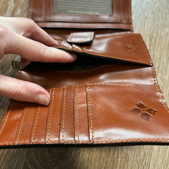 New! Patricia Nash tropical dreams Cametti tri fold floral leather wallet - Picture 5 of 16